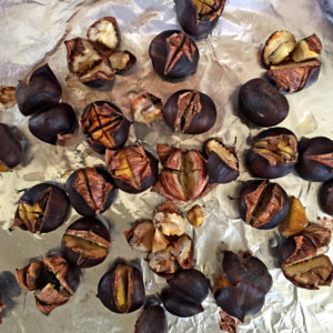 baked chestnuts