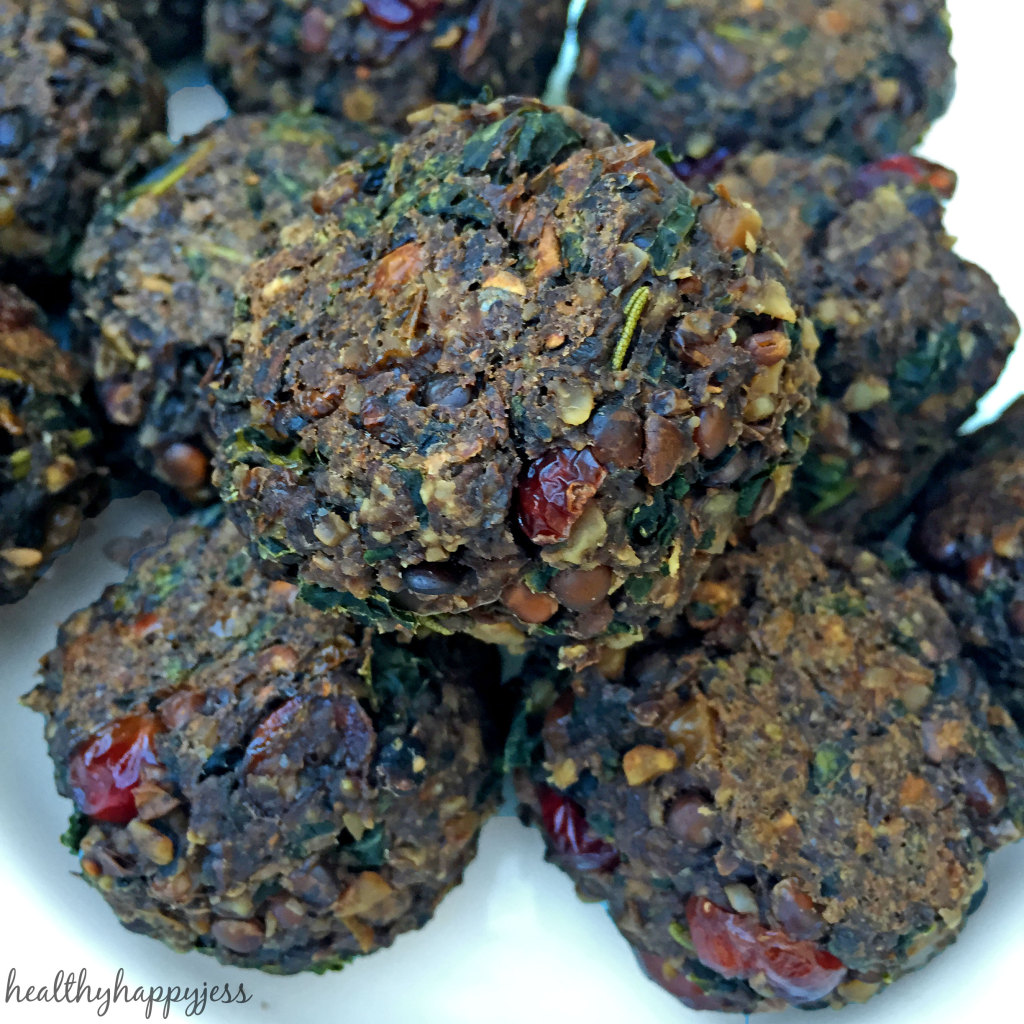 Lentil Mushroom Walnut Balls